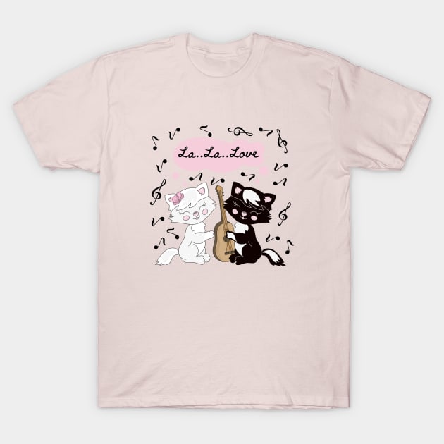 Cat love. Perfect present for mom mother dad father friend him or her T-Shirt by SerenityByAlex